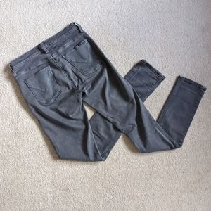 Moving Sale! Hudson Grey Midrise Skinny Jeans (25)